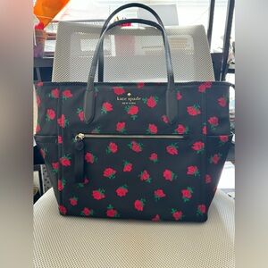 New, never been used nylon Chelsea Kate Spade New York rose tote